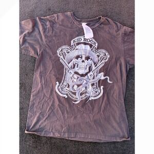 Kid Rock Born Free Tour 2011 Graphic T-Shirt XL Black Detroit Michigan Concert